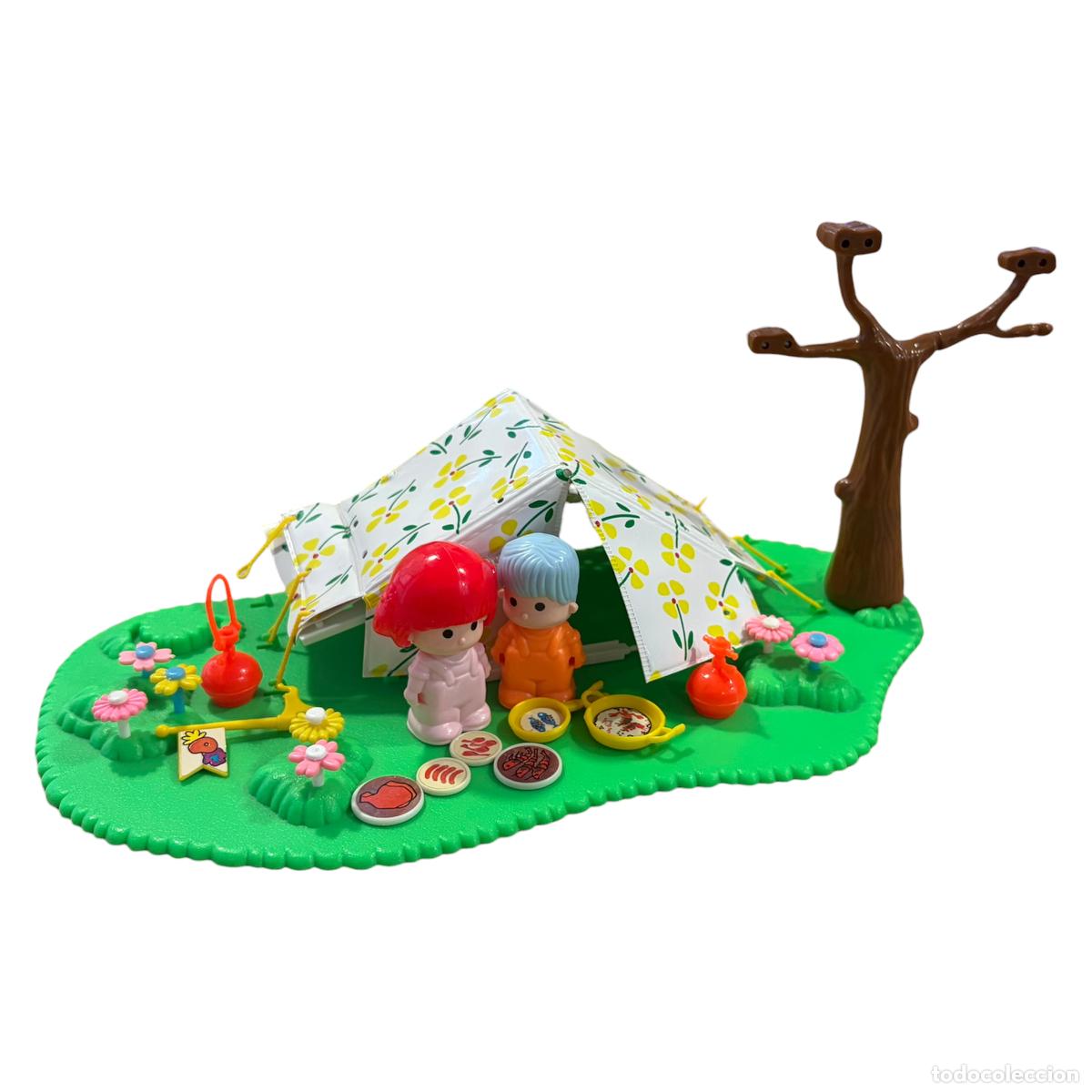 Otras Mu&ntilde;ecas de Famosa cl&aacute;sicas y de colecci&oacute;n: Pinypon Camping ref. 2222 Pin y Pon Famosa original a&ntilde;os 80