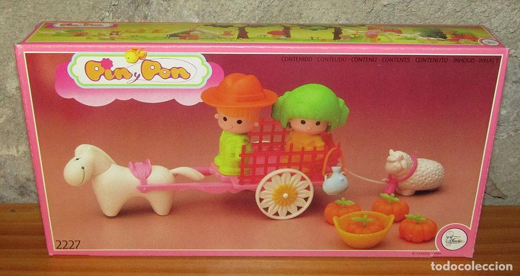 Otras mu&ntilde;ecas de Famosa cl&aacute;sicas y de colecci&oacute;n: PIN Y PON DE FAMOSA: CARRITO GRANJA. FAMOSA 1984. NUEVO Y EN SU CAJA. NUNCA ABIERTO. Ref 2227.