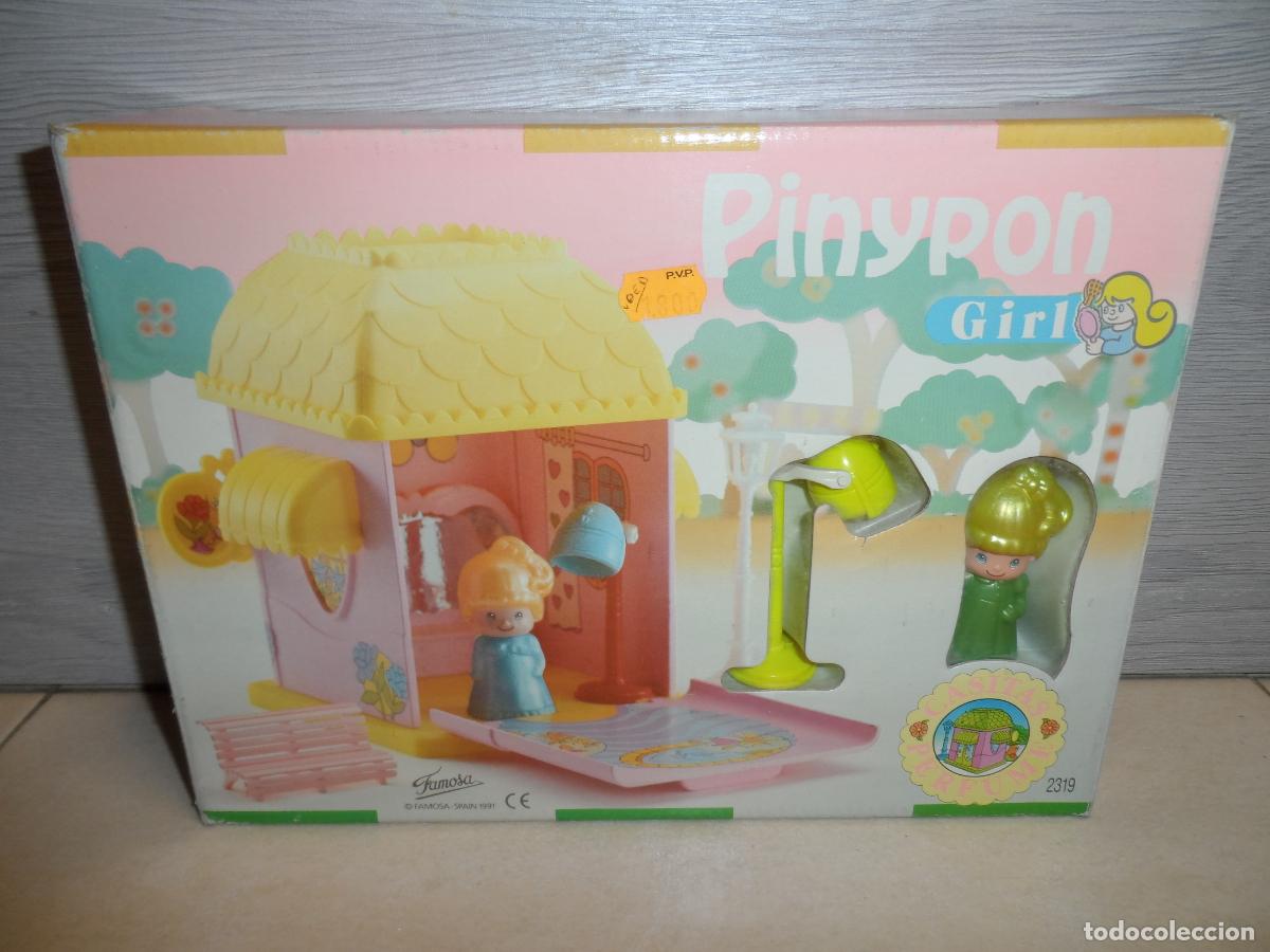 Altre Bambole di Famosa: SET DE PINYPON REF. 2319 CASITAS PERFUME PELUQUER&Iacute;A 1991 FAMOSA NUEVO