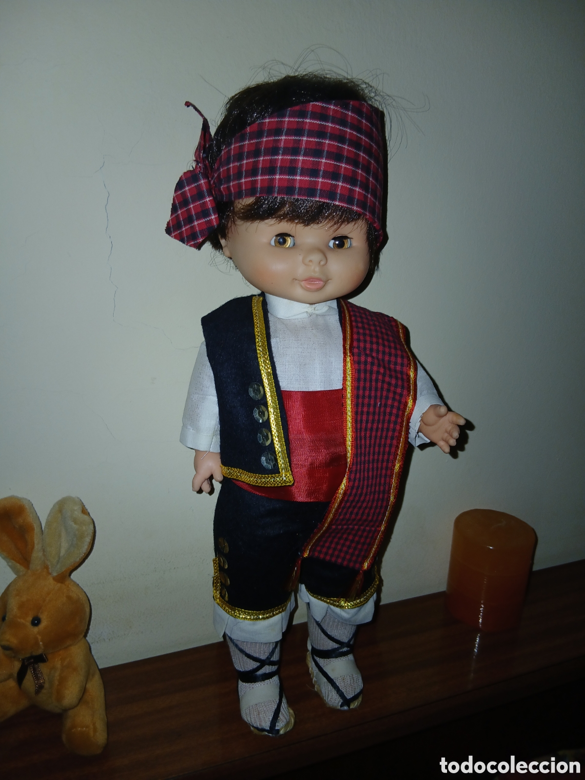 Otras mu&ntilde;ecas de Famosa cl&aacute;sicas y de colecci&oacute;n: MU&Ntilde;ECO LOLO DE FAMOSA REGIONAL VERSION CHICO MARILOLI A&Ntilde;OS 70