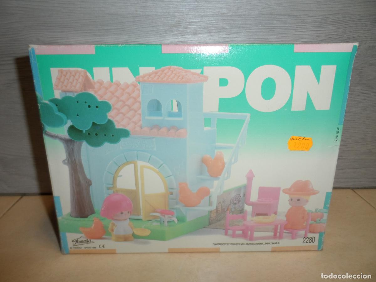 Otras mu&ntilde;ecas de Famosa cl&aacute;sicas y de colecci&oacute;n: SET DE PINYPON REF. 2280 CASITA CAMPO 1988 FAMOSA NUEVO