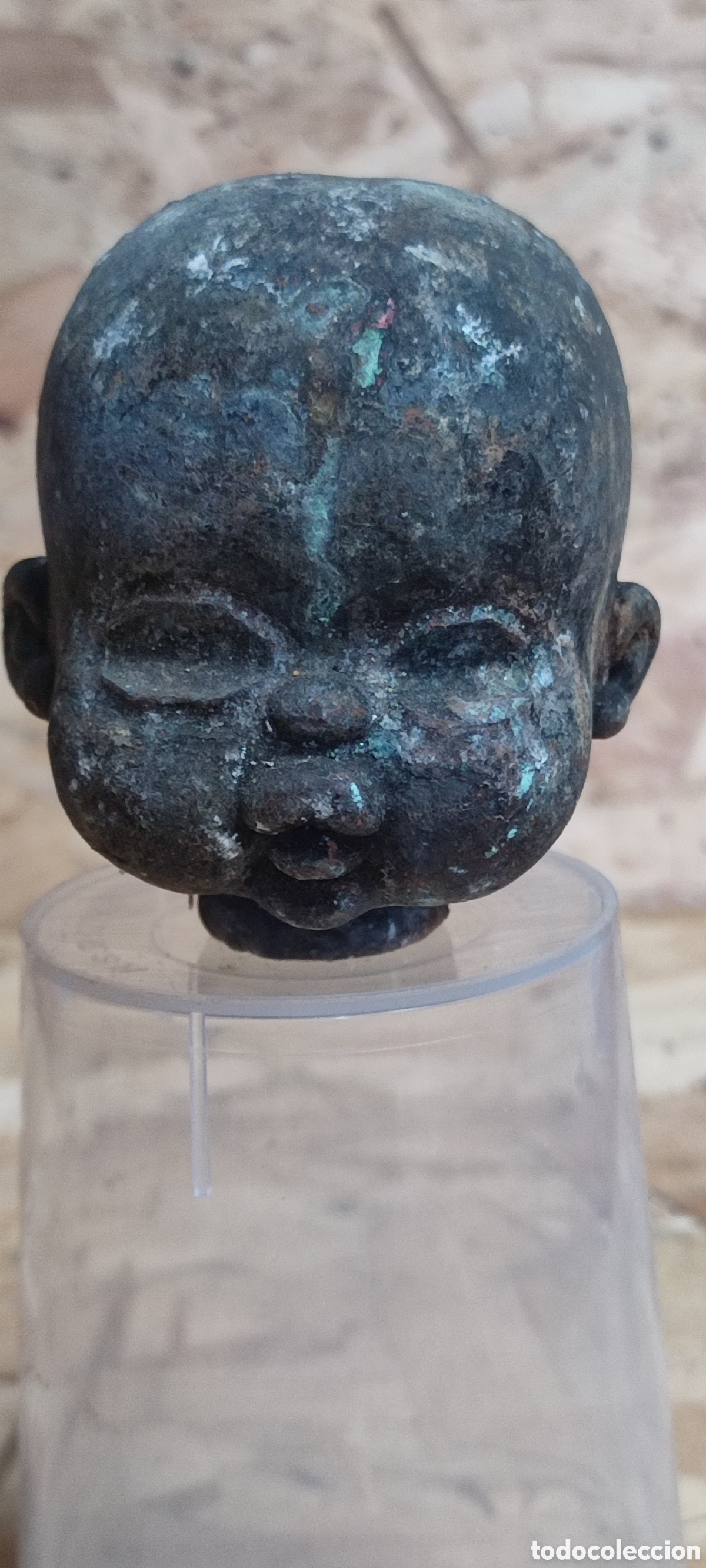 Otras mu&ntilde;ecas de Famosa cl&aacute;sicas y de colecci&oacute;n: Famosa, antiguo molde matriz de n&iacute;quel para fabricar mu&ntilde;ecos Mini Nenuco y Nenuca de Famosa.