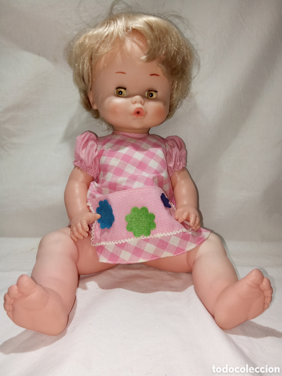 Otras mu&ntilde;ecas de Famosa cl&aacute;sicas y de colecci&oacute;n: GRAN MU&Ntilde;ECA RUBIA DE OJOS MARRONES MARGARITA DE FAMOSA
