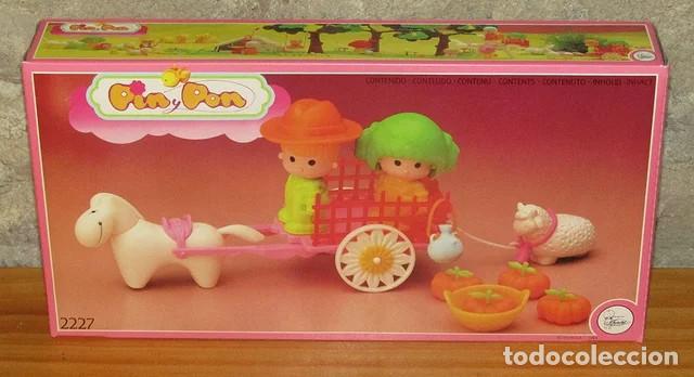 Otras mu&ntilde;ecas de Famosa cl&aacute;sicas y de colecci&oacute;n: PIN Y PON DE FAMOSA: CARRITO GRANJA. FAMOSA 1984. NUEVO Y EN SU CAJA. NUNCA ABIERTO. Ref 2227.