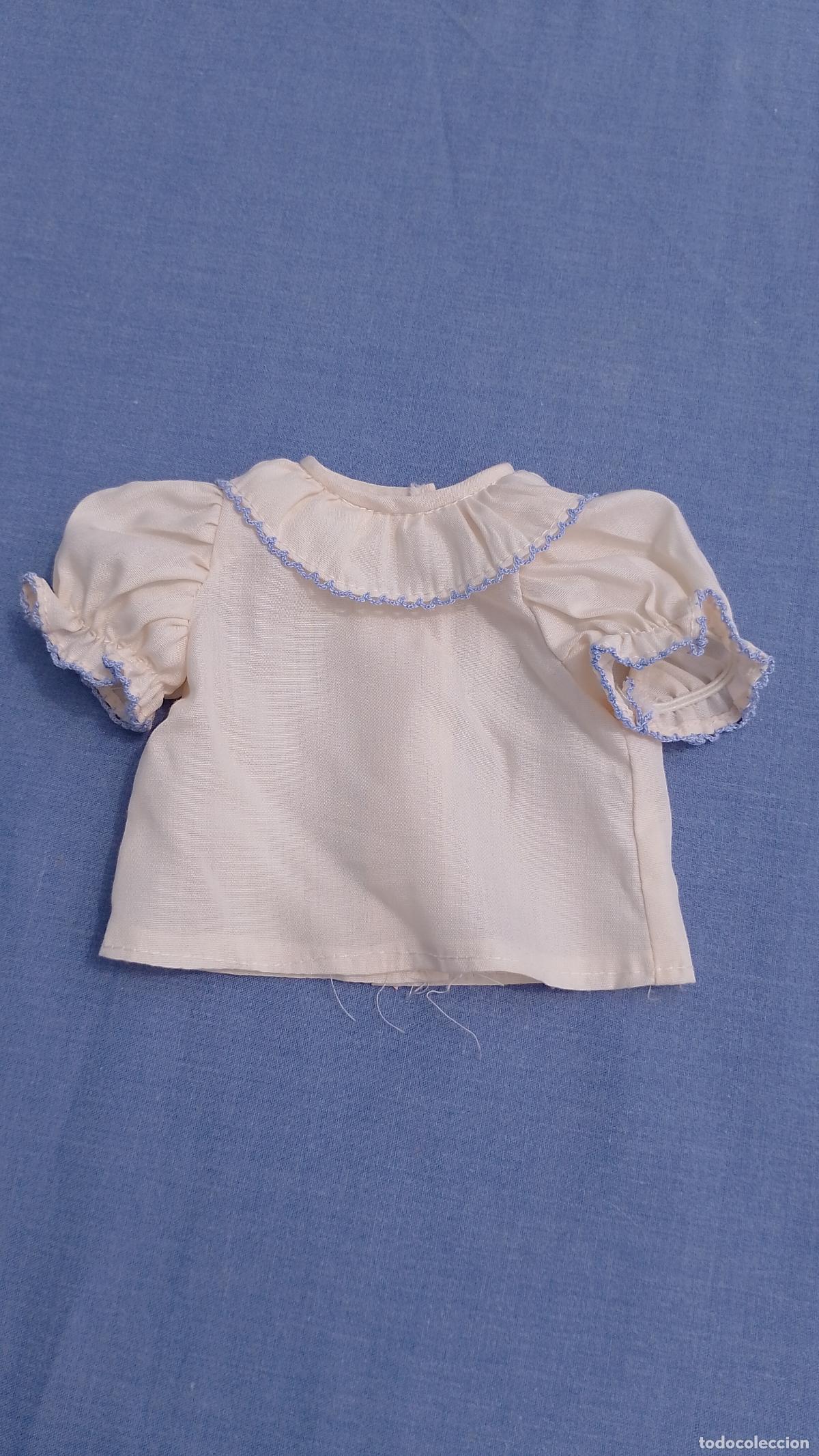 Otras mu&ntilde;ecas de Famosa cl&aacute;sicas y de colecci&oacute;n: Antigua camisa original del conjunto Rayas de mu&ntilde;eco Nenuco de Famosa de los a&ntilde;os 70