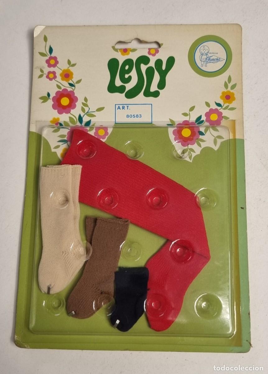 Other Dolls by Famosa: LESLY REF. 80583 MEDIAS Y CALCETINES. NUEVO BLISTER SIN ABRIR FAMOSA