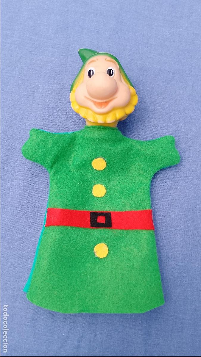Otras mu&ntilde;ecas de Famosa cl&aacute;sicas y de colecci&oacute;n: Antigua marioneta Enanito de Blancanieves de Famosa