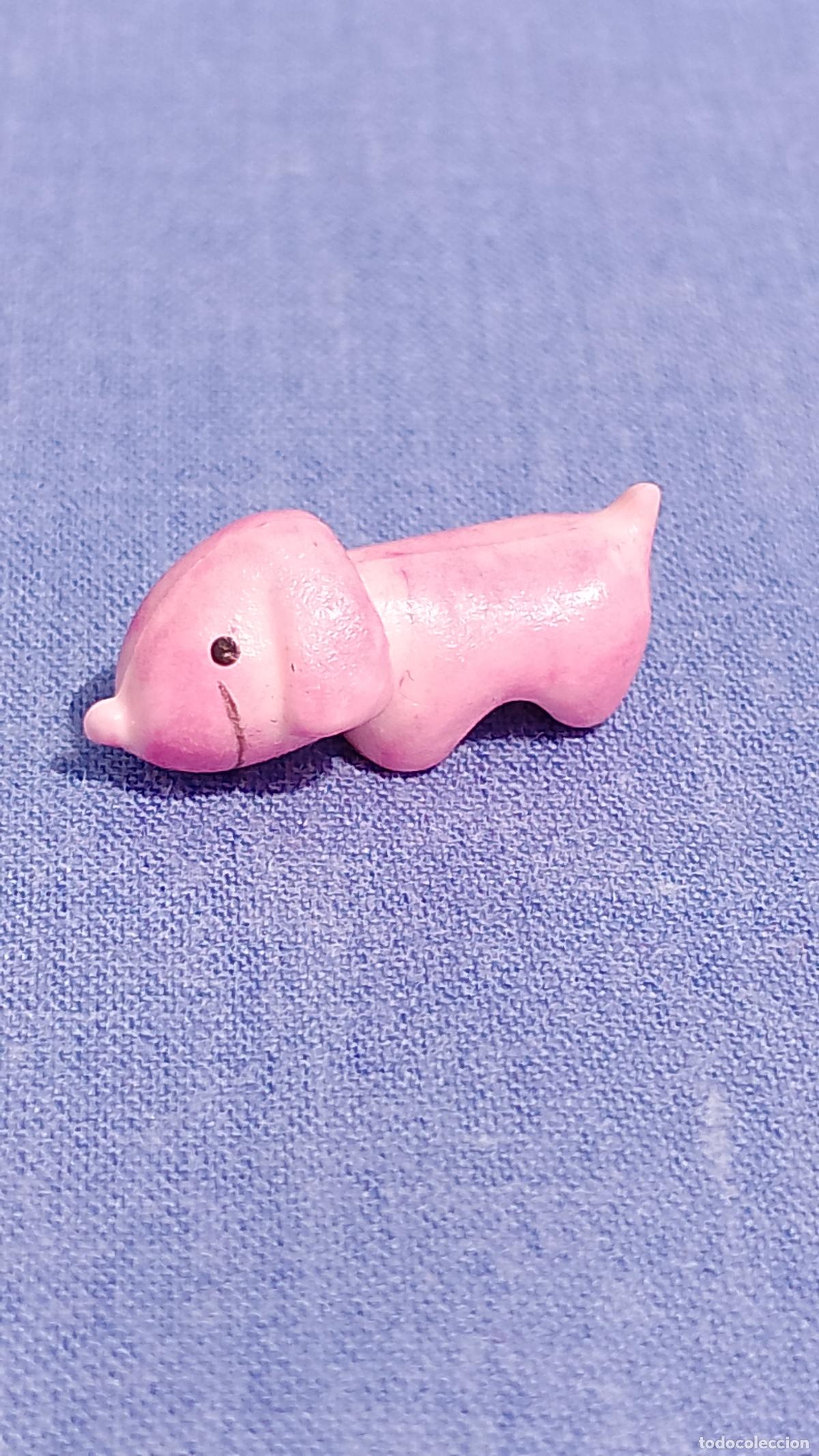 Otras mu&ntilde;ecas de Famosa cl&aacute;sicas y de colecci&oacute;n: Antiguo perro perrito cachorro rosa de Pinypon de Famosa