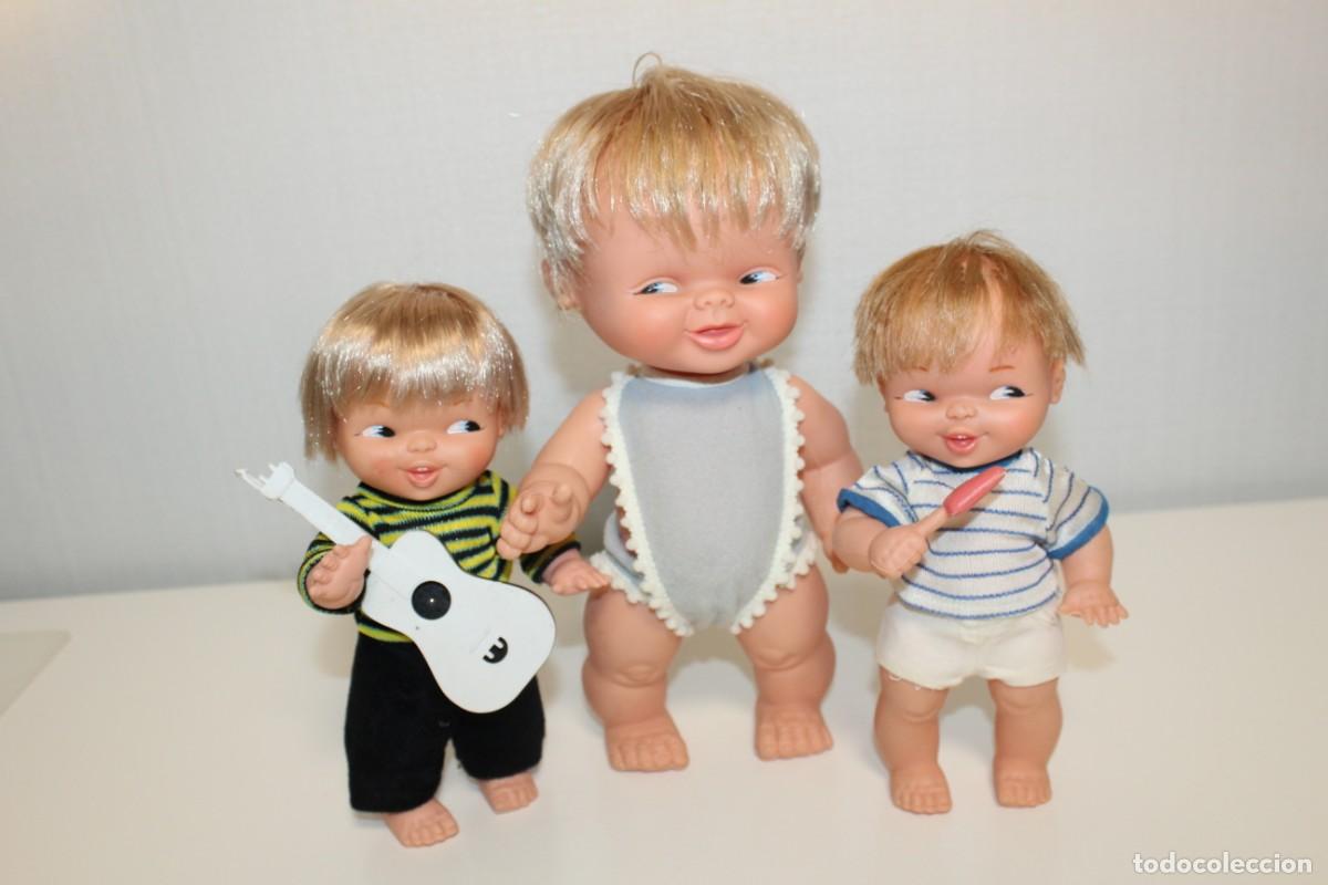 Otras mu&ntilde;ecas de Famosa cl&aacute;sicas y de colecci&oacute;n: 3 MU&Ntilde;ECAS DE FAMOSA RISITAS Y GRASITAS - A&Ntilde;OS 70