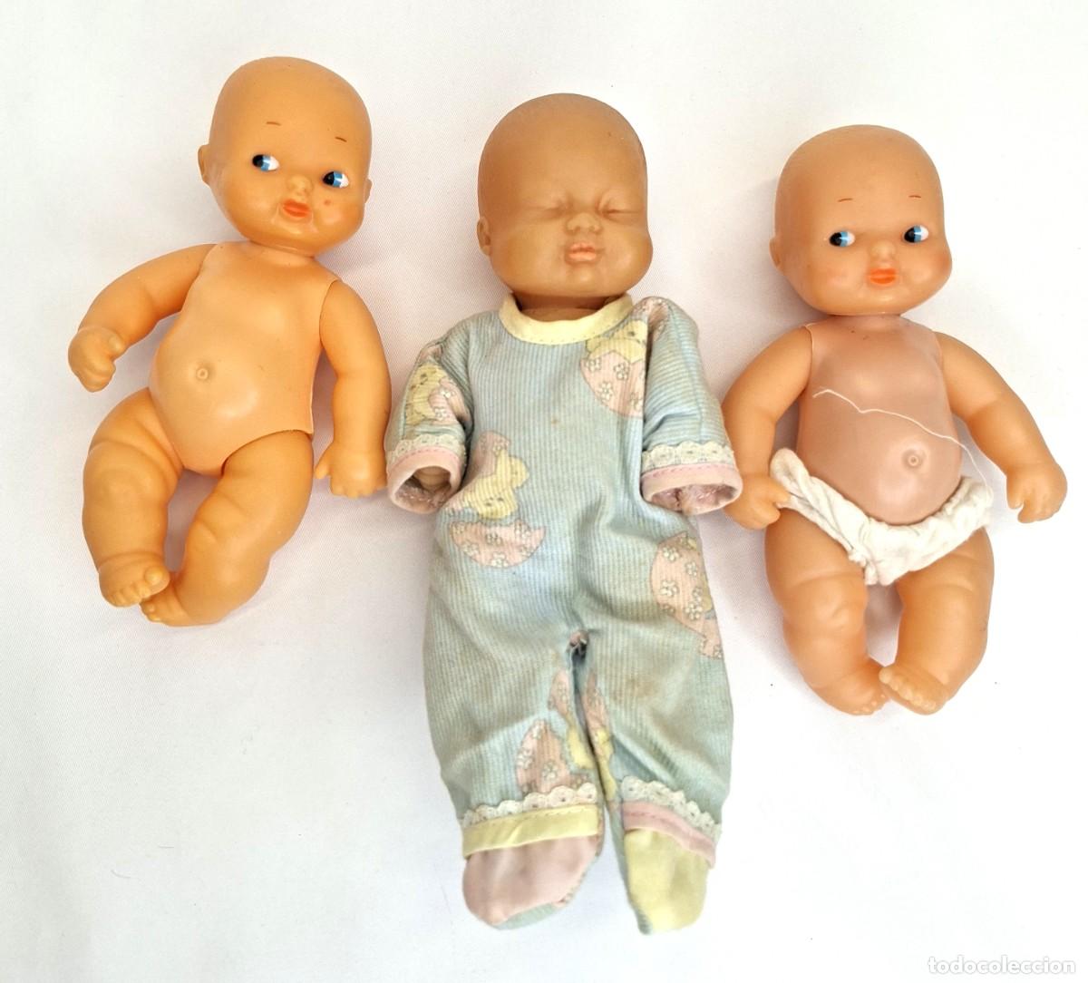 Otras mu&ntilde;ecas de Famosa cl&aacute;sicas y de colecci&oacute;n: LOTE DE 3 BEB&Eacute;S RETO&Ntilde;O DE FAMOSA.