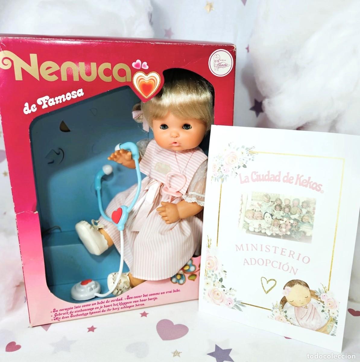 Otras mu&ntilde;ecas de Famosa cl&aacute;sicas y de colecci&oacute;n: MU&Ntilde;ECA NENUCA CORAZON FUNCIONANDO DE 1980 CON CAJA ORIGINAL