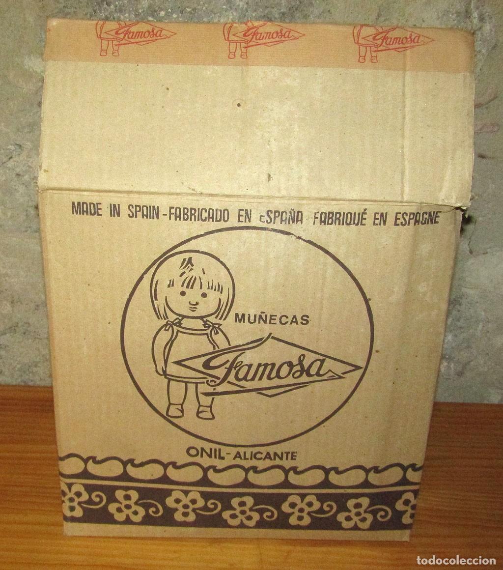 Otras mu&ntilde;ecas de Famosa cl&aacute;sicas y de colecci&oacute;n: ANTIGUA CAJA DE FAMOSA DE DISTRIBUCI&Oacute;N A JUGUETER&Iacute;AS - ONIL - A&Ntilde;OS 70