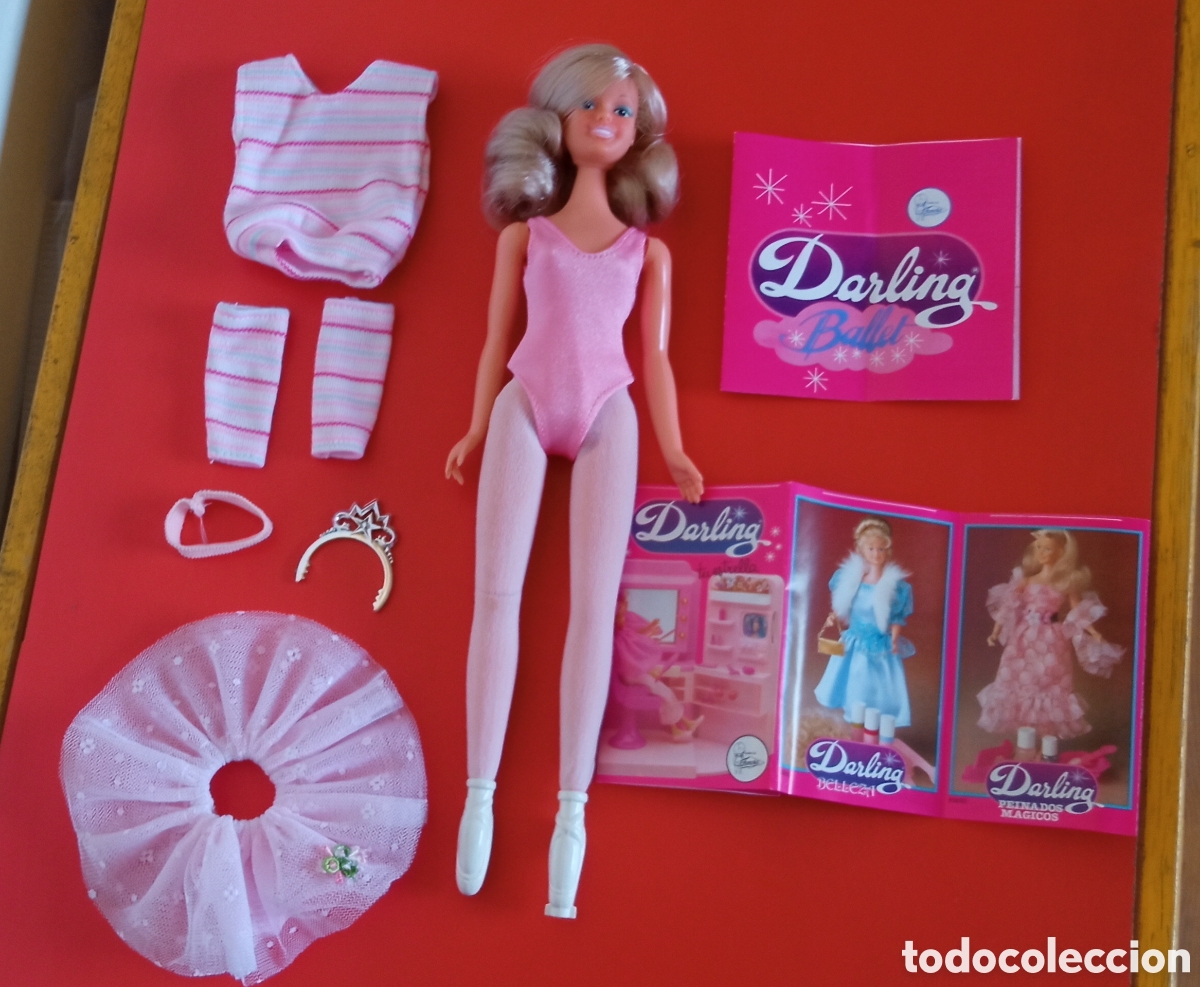 Otras mu&ntilde;ecas de Famosa cl&aacute;sicas y de colecci&oacute;n: MU&Ntilde;ECA DARLING BALLET CON CAT&Aacute;LOGO.FAMOSA 80'S.SIN USO.