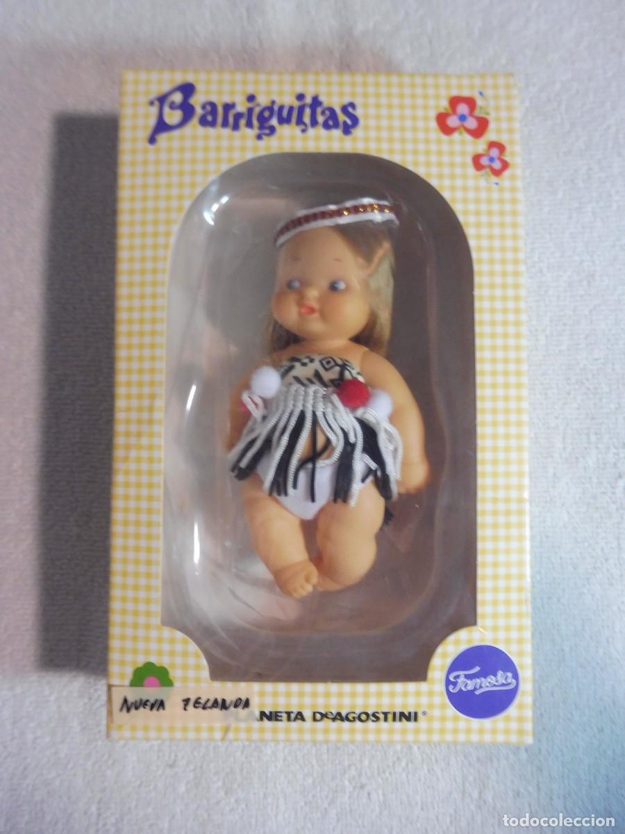 Otras mu&ntilde;ecas de Famosa cl&aacute;sicas y de colecci&oacute;n: Barriguitas del mundo en caja Nueva Zelanda, Famosa Planeta deAgostini