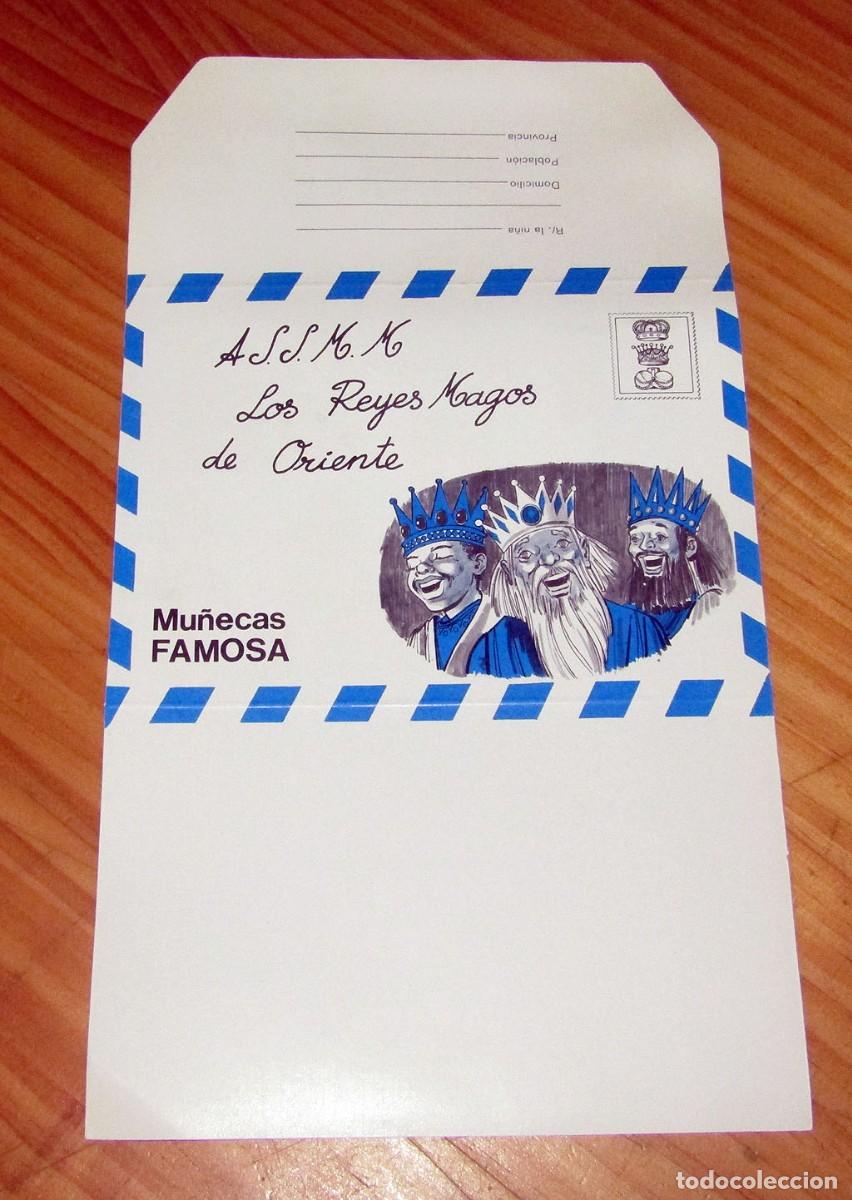 Otras mu&ntilde;ecas de Famosa cl&aacute;sicas y de colecci&oacute;n: ANTIGUA CARTA A LOS REYES MAGOS PUBLICADA POR FAMOSA - A&Ntilde;OS 60