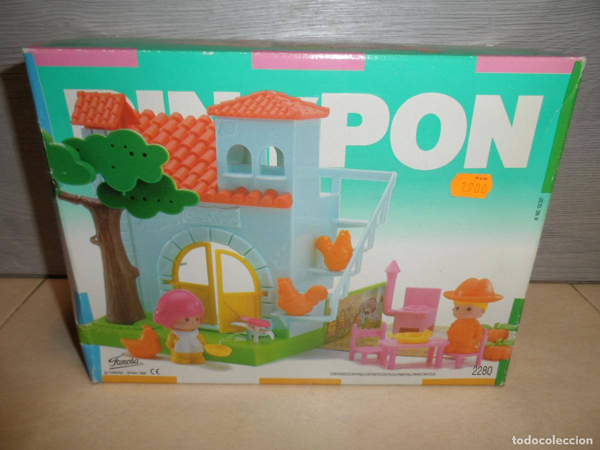 Otras mu&ntilde;ecas de Famosa cl&aacute;sicas y de colecci&oacute;n: SET DE PINYPON REF. 2280 CASITA CAMPO 1988 FAMOSA NUEVO