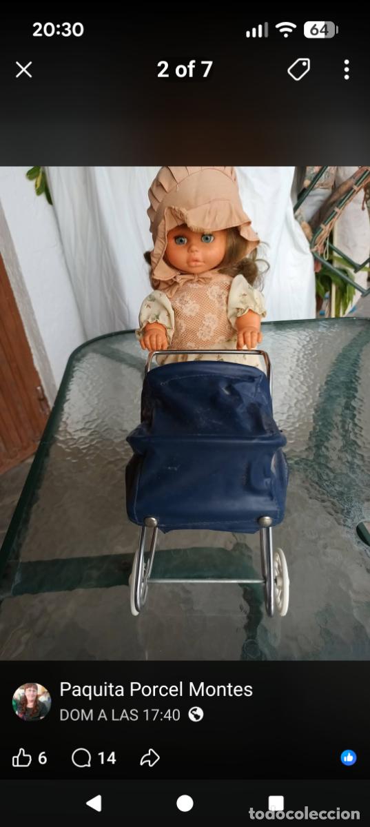 Otras mu&ntilde;ecas de Famosa cl&aacute;sicas y de colecci&oacute;n: Mu&ntilde;eca Jesmar con carrito de los a&ntilde;os 70