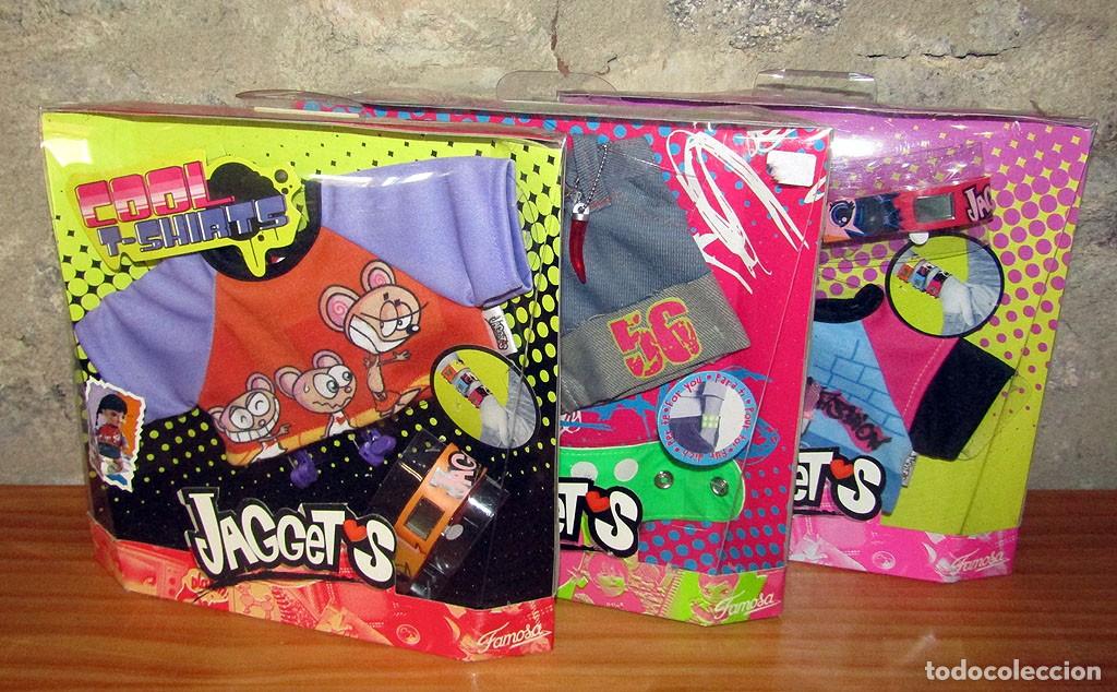 Otras mu&ntilde;ecas de Famosa cl&aacute;sicas y de colecci&oacute;n: JAGGET'S, DE FAMOSA - LOTE DE 3 CAJAS CONJUNTOS ROPA - NUEVAS A ESTRENAR - NUNCA ABIERTAS