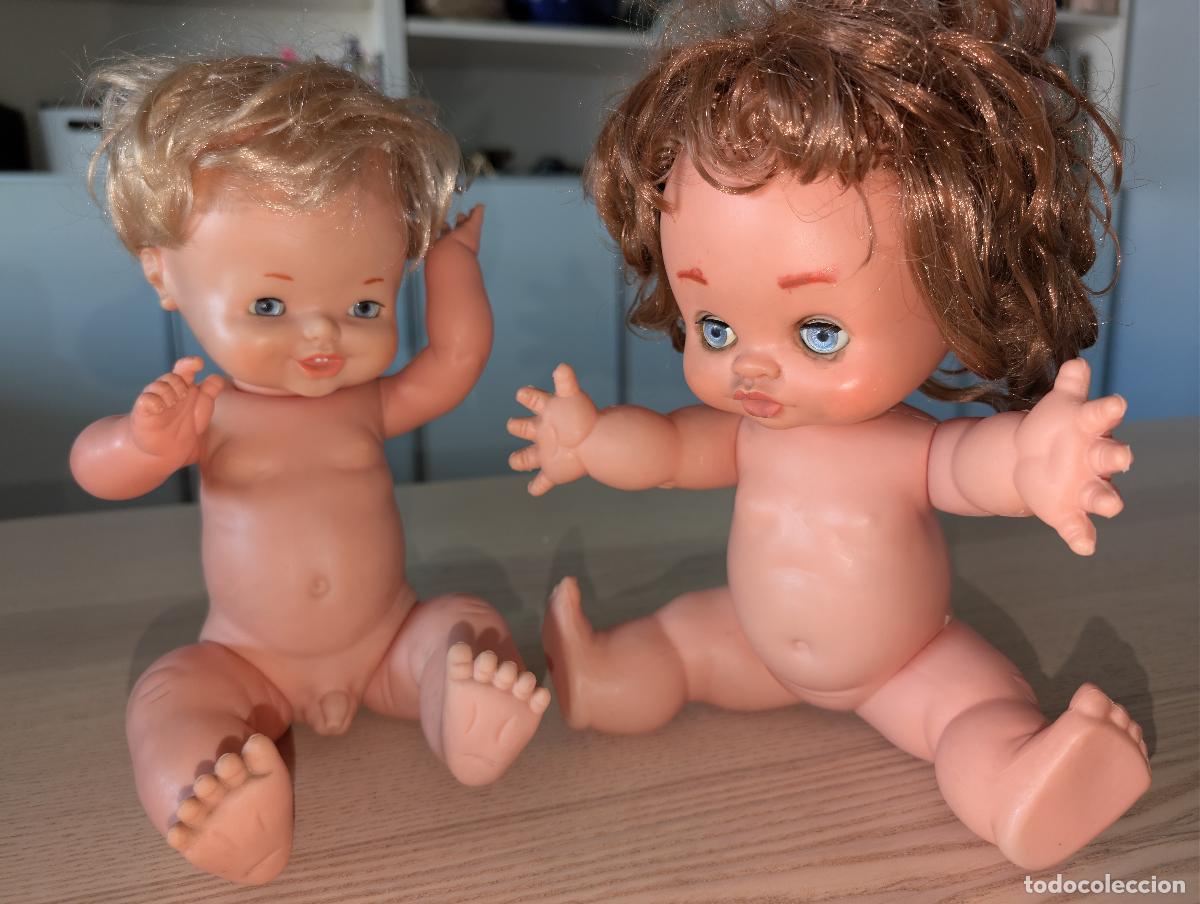Otras mu&ntilde;ecas de Famosa cl&aacute;sicas y de colecci&oacute;n: MU&Ntilde;ECO + MU&Ntilde;ECA FAMOSA a&ntilde;os 70 // 34 cms altura