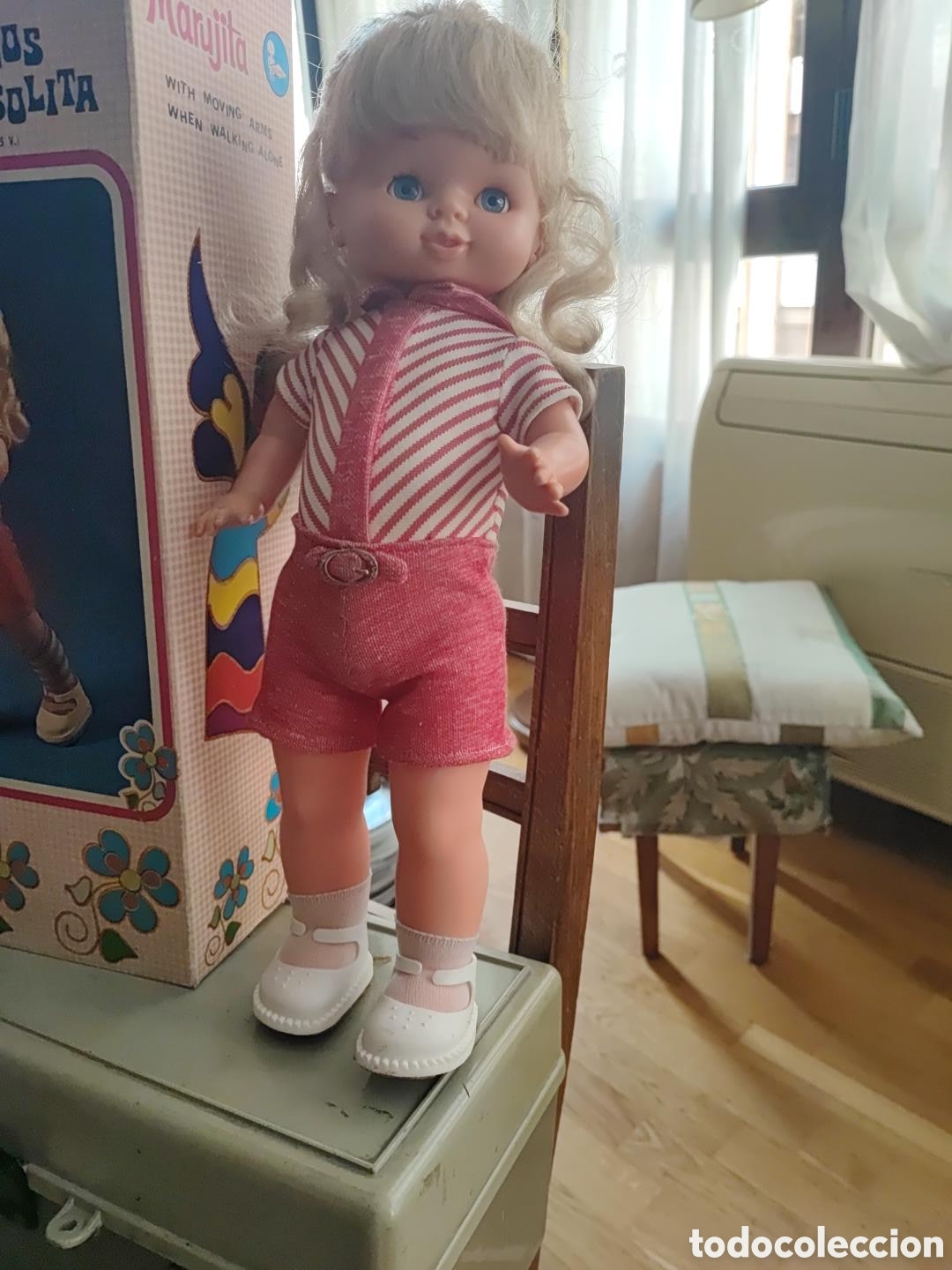 Otras mu&ntilde;ecas de Famosa cl&aacute;sicas y de colecci&oacute;n: MU&Ntilde;ECA MARUJITA DE FAMOSA A&Ntilde;OS 70 &ndash; ORIGINAL CON CAJA