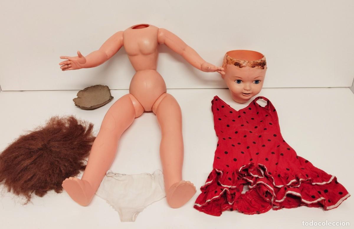 Otras mu&ntilde;ecas de Famosa cl&aacute;sicas y de colecci&oacute;n: Antigua mu&ntilde;eca Marisol, de Famosa. Para piezas o restauraci&oacute;n total