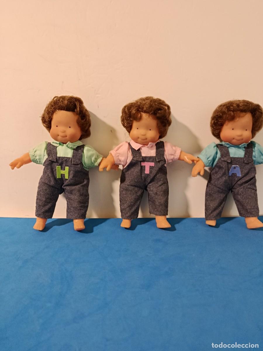 Otras mu&ntilde;ecas de Famosa cl&aacute;sicas y de colecci&oacute;n: MU&Ntilde;ECAS LAS TRES MELLIZAS DE FAMOSA