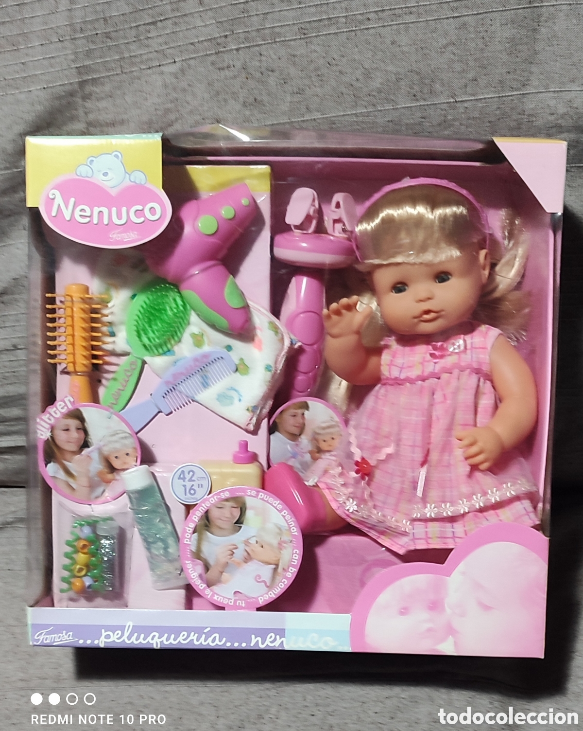 Otras mu&ntilde;ecas de Famosa cl&aacute;sicas y de colecci&oacute;n: Mu&ntilde;eca Nenuco De Famosa. Set de peluquer&iacute;a en su caja. A&ntilde;o 2009.