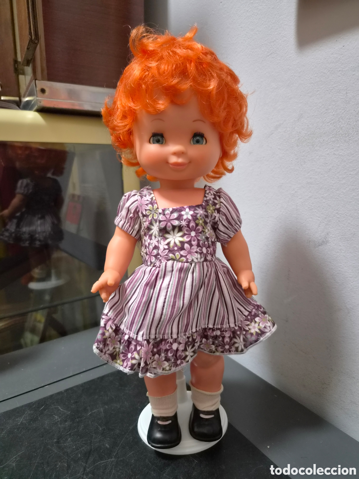 Otras mu&ntilde;ecas de Famosa cl&aacute;sicas y de colecci&oacute;n: ANTIGUA MU&Ntilde;ECA ARLETT ARLET DE FAMOSA PELO NARANJA PELIRROJA A&Ntilde;OS 70 DIFICIL GRAN ESTADO ORIGINAL