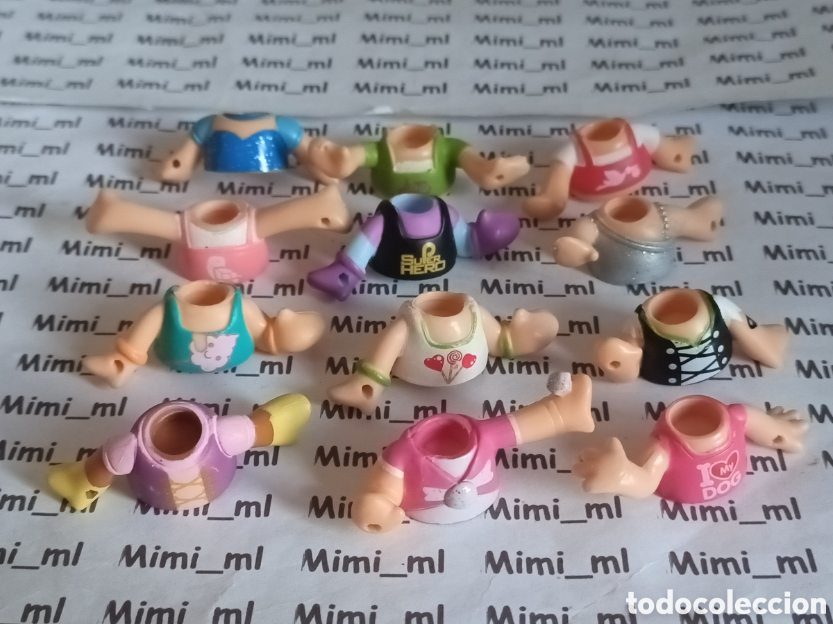 Otras mu&ntilde;ecas de Famosa cl&aacute;sicas y de colecci&oacute;n: Pinypon 12 cuerpos ni&ntilde;a torsos pinipon pin y pon mu&ntilde;ecas Famosa