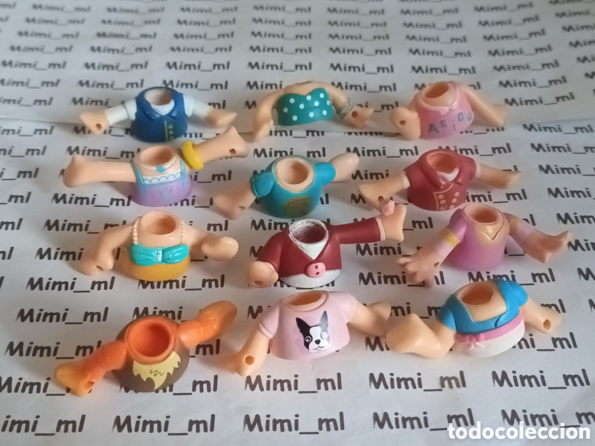 Otras mu&ntilde;ecas de Famosa cl&aacute;sicas y de colecci&oacute;n: Pinypon 12 cuerpos ni&ntilde;a y ni&ntilde;o mu&ntilde;ecas Famosa pinipon pin y pon complementos brazos