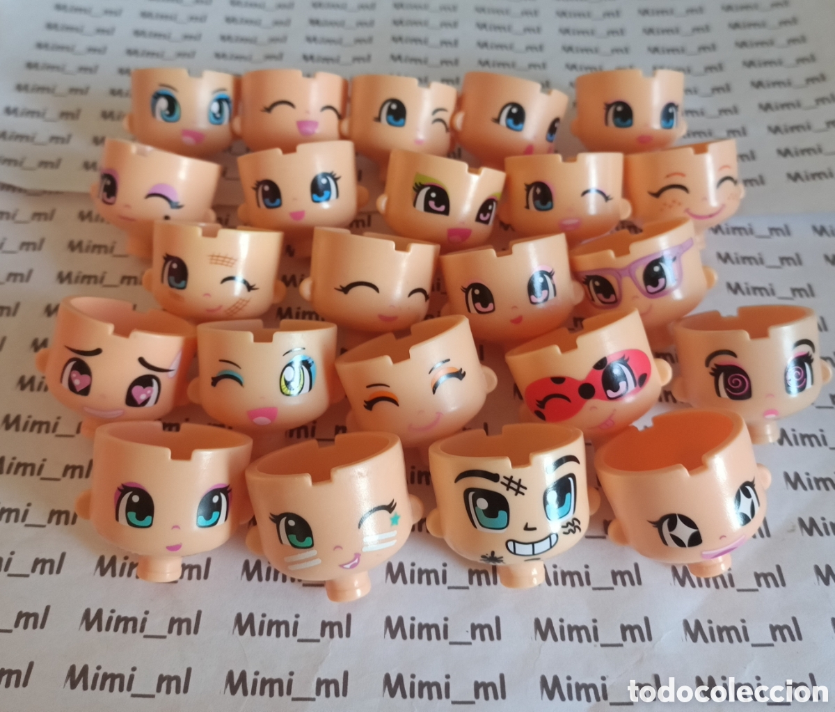 Otras mu&ntilde;ecas de Famosa cl&aacute;sicas y de colecci&oacute;n: Pinypon 23 cabezas ni&ntilde;a y ni&ntilde;o mu&ntilde;ecas Famosa pinipon pin y pon complementos accesorios