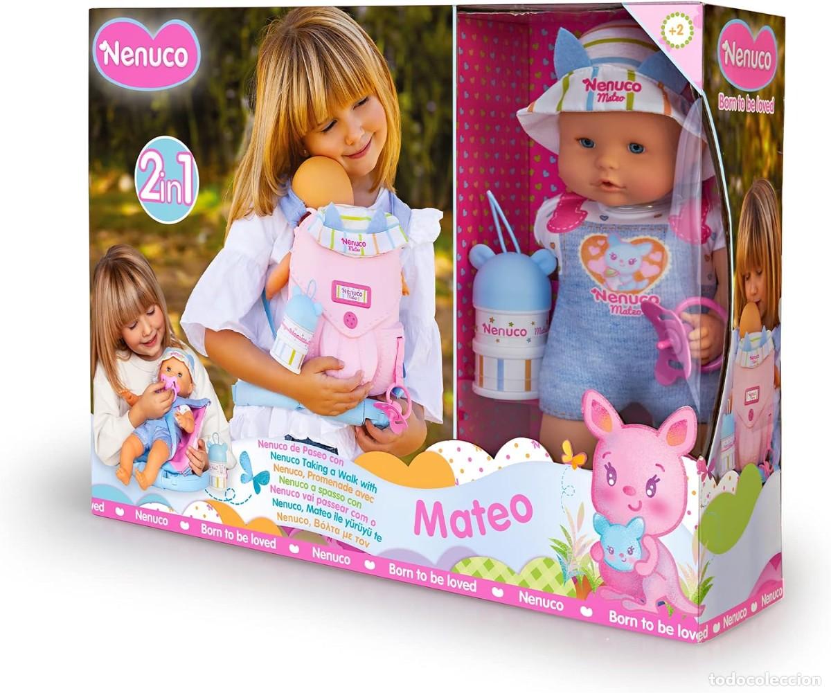 Otras mu&ntilde;ecas de Famosa cl&aacute;sicas y de colecci&oacute;n: NENUCO PASEO CON MATEO CON MOCHILA FAMOSA NUEVO CAJA ORIGINAL 700017206