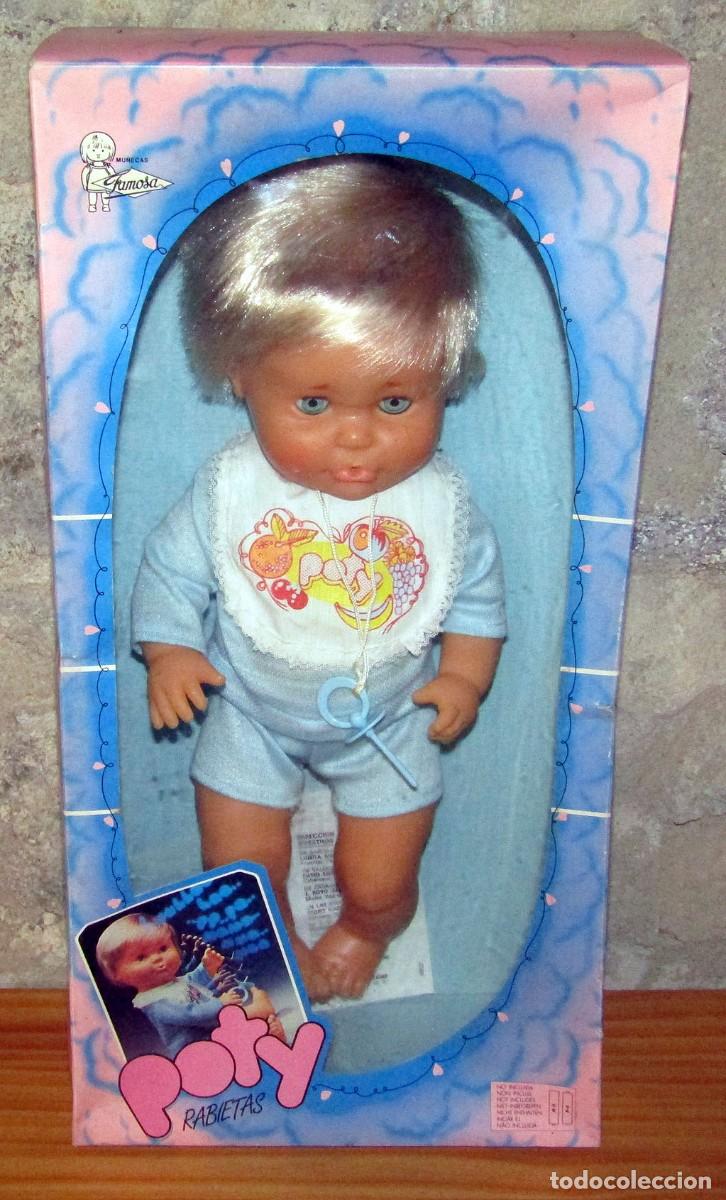 Otras mu&ntilde;ecas de Famosa cl&aacute;sicas y de colecci&oacute;n: ANTIGUO MU&Ntilde;ECO POTY RABIETAS, DE FAMOSA - NUEVO Y EN SU CAJA ORIGINAL - A ESTRENAR