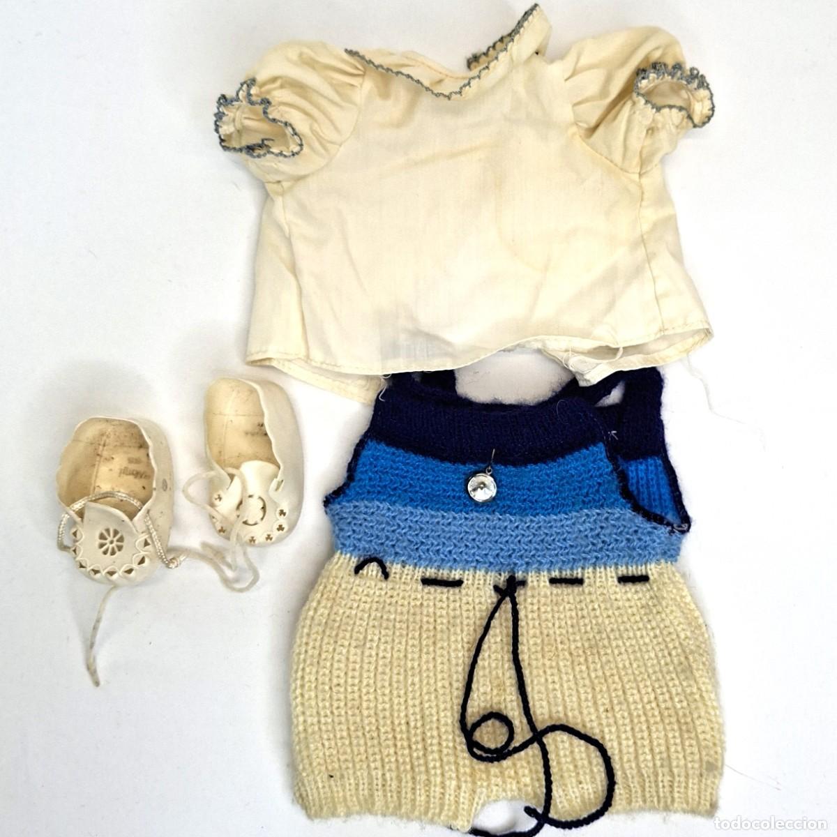 Otras mu&ntilde;ecas de Famosa cl&aacute;sicas y de colecci&oacute;n: ANTIGUO CONJUNTO DE LANA MU&Ntilde;ECA NENUCO DE FAMOSA.