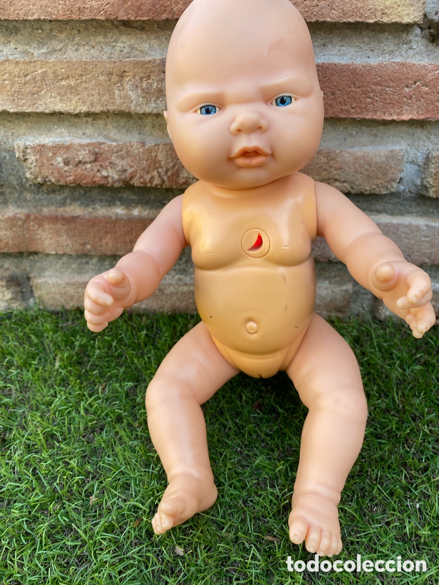 Altre Bambole di Famosa: Mu&ntilde;eco Beb&eacute; Interactivo Famosa Vintage (Molde V-2510) - &iexcl;FUNCIONA!