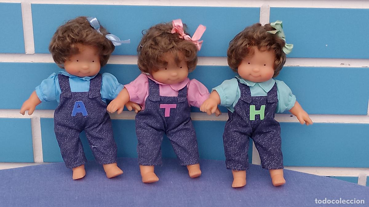 Outras Bonecas da Famosa: Lote mu&ntilde;ecas las Tres Mellizas Les tres bessones de Famosa
