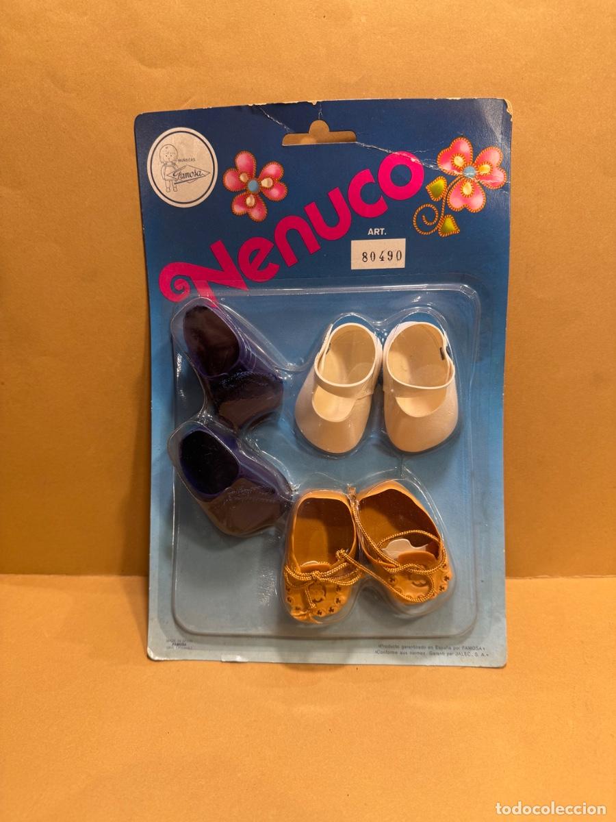 Otras mu&ntilde;ecas de Famosa cl&aacute;sicas y de colecci&oacute;n: NENUCO BLISTER COMPLEMENTOS ZAPATOS PRECINTADO, NUNCA JUGADO- ORIGINAL DE FAMOSA (G)