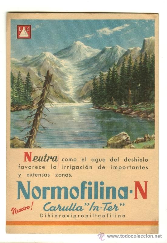 Outros artigos de papel: Publicidad Normofilina-N