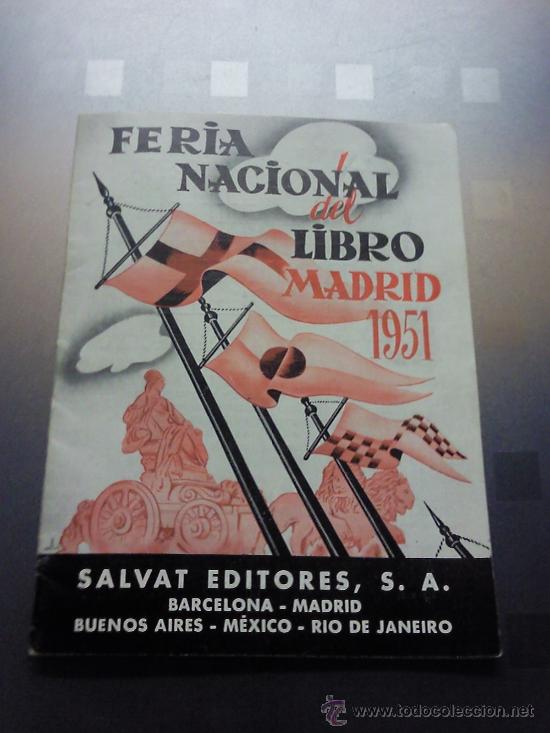 Otros art&iacute;culos de coleccionismo en papel: FERIA NACIONAL DEL LIBRO SALVAT EDITORES MADRID 1951