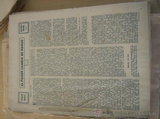 Otros art&iacute;culos de coleccionismo en papel: el poder cambia de mano czeslaw milosz. ediciones revista destino 1955 con 42 paginas de publiciad