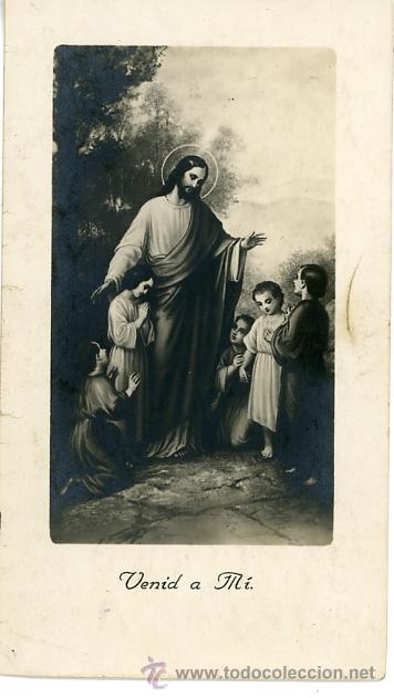 Otros art&iacute;culos de coleccionismo en papel: ANTIGUA ESTAMPA RELIGIOSA DE JES&Uacute;S CON LOS NI&Ntilde;OS