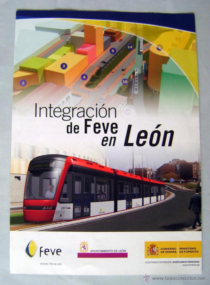 Otros Art&iacute;culos de Coleccionismo en Papel: FEVE INTEGRACI&Oacute;N EN LE&Oacute;N