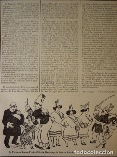 Otros Art&iacute;culos de Coleccionismo en Papel: PPIOS. 1900-La reina del Albaic&iacute;n. Caramanchel Dibujos Fresno-Tauromaquia Lime&ntilde;o Joselito Modesto