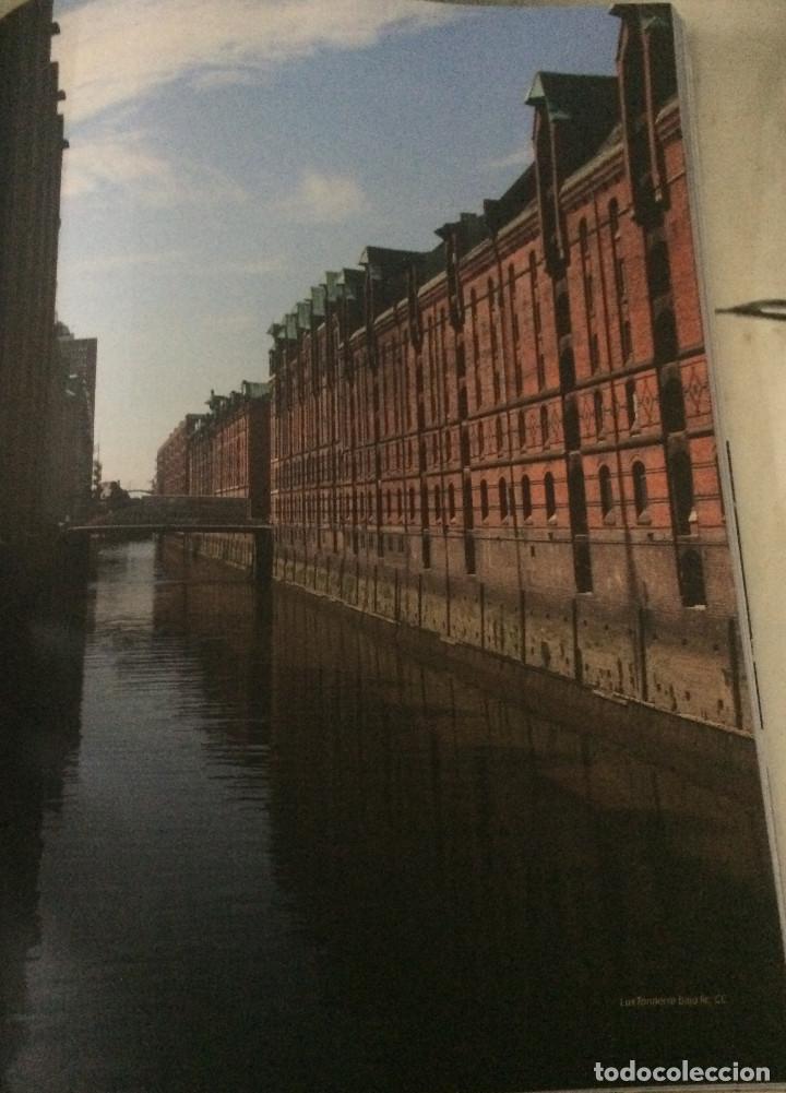 Otros art&iacute;culos de coleccionismo en papel: Fotograf&iacute;a art&iacute;stica. Edificios y r&iacute;o Speicherstadt en Hamburgo. P&aacute;gina de revista, enmarcable.