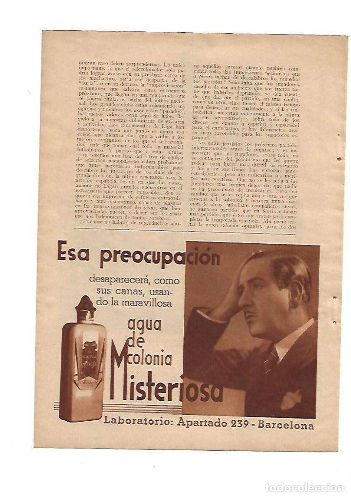 Otros art&iacute;culos de coleccionismo en papel: A&Ntilde;O 1936 RECORTE PRENSA PUBLICIDAD AGUA DE COLONIA MISTERIOSA LABORATORIO APARTADO 239