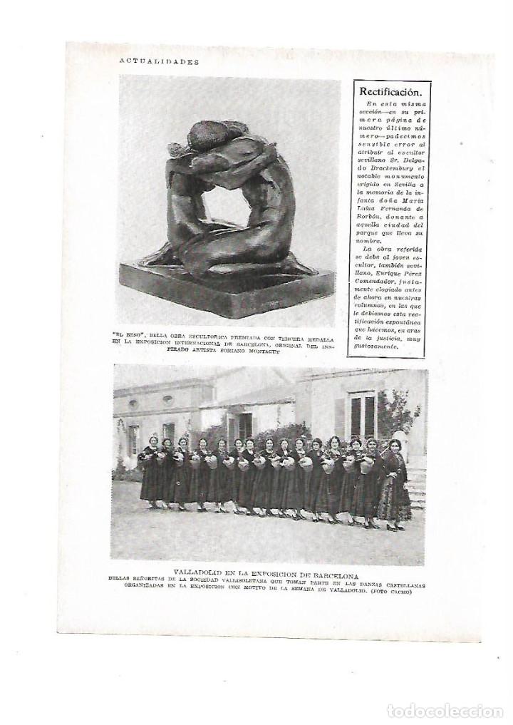 Otros art&iacute;culos de coleccionismo en papel: A&Ntilde;O 1929 RECORTE PRENSA SEMANA DE VALLADOLLID EN LA EXPOSICION DE BARCELONA DANZA DANZAS CASTELLANAS