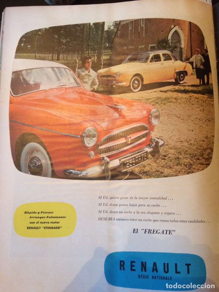 Paper Collecting Others: Publicidad autom&oacute;vil Renault Fregate de 1955
