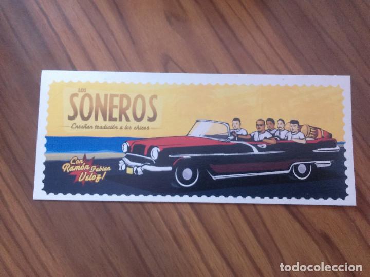 Sammelleidenschaft Andere Papierartikel: TARJET&Oacute;N. GRUPO LOS SONEROS. BUEN ESTADO. DOBLE CARA. RARO. C-11
