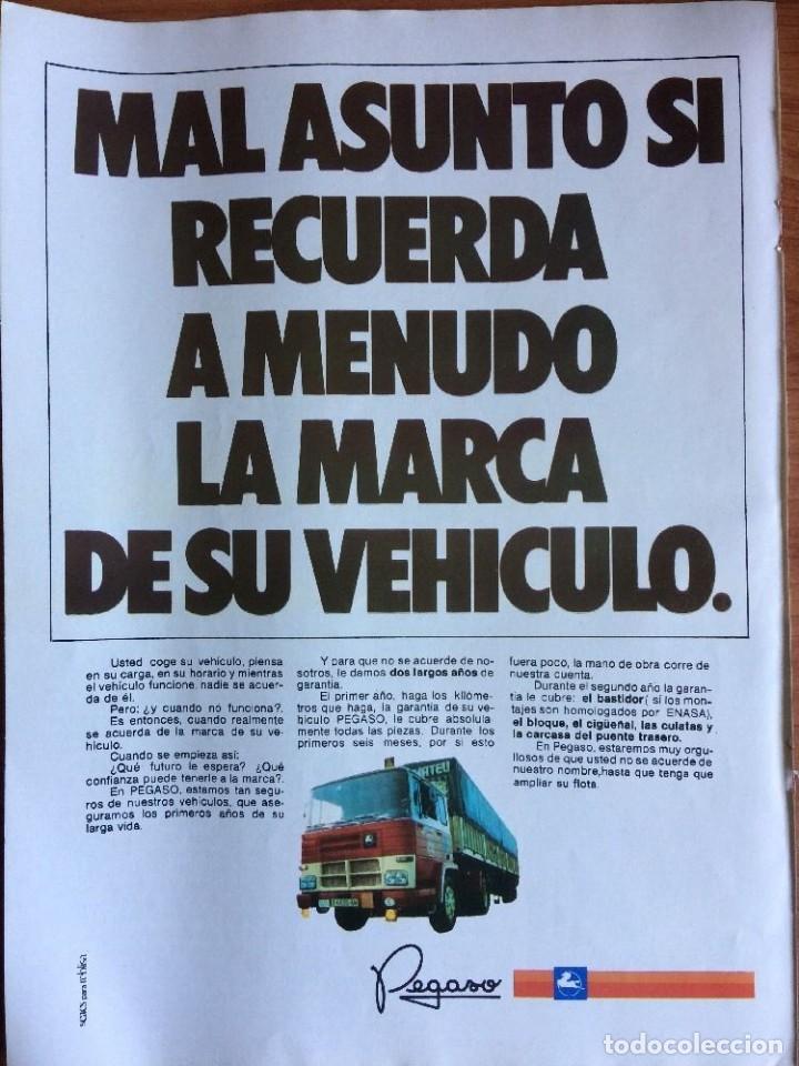 Otros art&iacute;culos de coleccionismo en papel: Publicidad camion truck Pegaso Cabina Cuadrada 2080