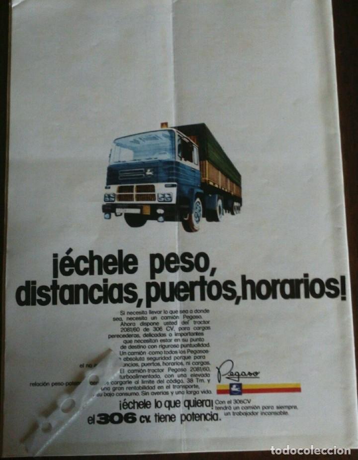 Otros art&iacute;culos de coleccionismo en papel: Publicidad camion truck Pegaso Cabina Cuadrada 2081